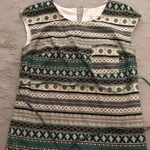 Merona dress with tie belt